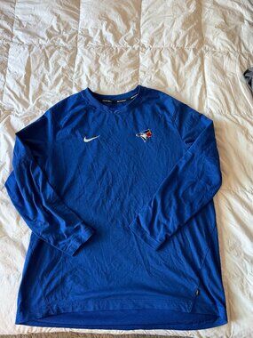 Toronto Blue Jays Nike MLB Authentic Long Sleeve Dri Fit